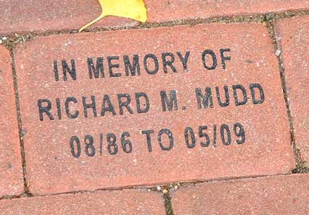 memorial brick
