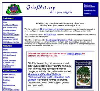 GriefNet.org site