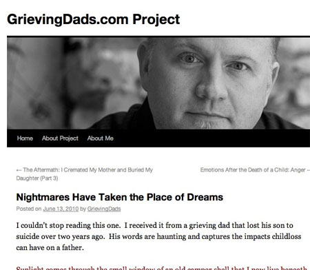 A Meeting Place For Grieving Dads